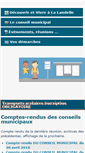 Mobile Screenshot of mairie-lalandelle.fr